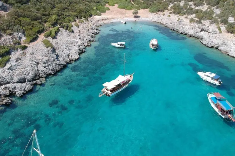 bodrum bozburun akvaryum koyu