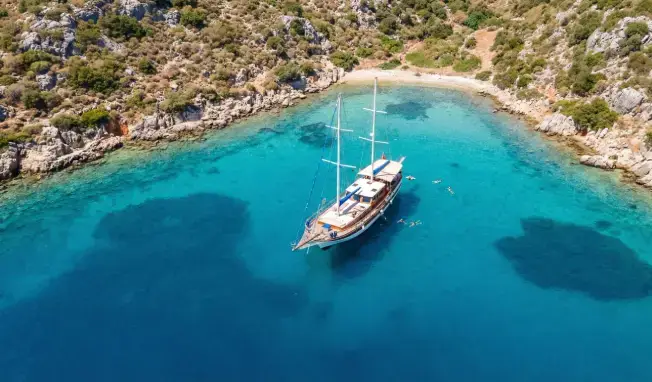 kaş kekova tekne turu rotası