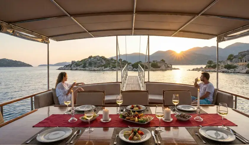 kaş özel tekne turu çiftler için